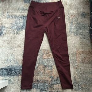 Sweat seamless scope, leggings, the color baked maroon